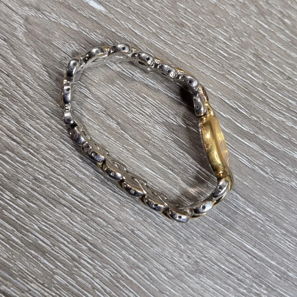 Seiko Quartz Two Tone Gold Silver Bracelet Women's Watch 1N00-6C79  5